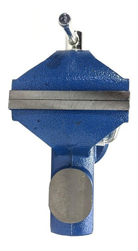 Morsa De Banco Portatil Con Base Giratoria Yunque 80 Mm 1