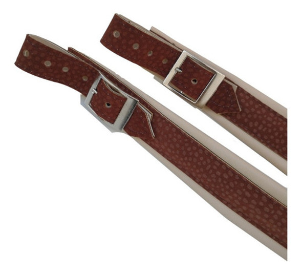 Correa Para Acordeon Simil Cuero Carpincho Ac350-3 Tijuana 0