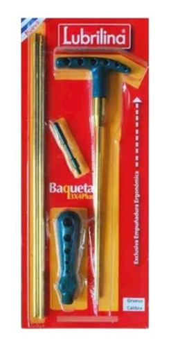 Baqueta Lubrilina Arma Larga Grueso Calibre 3 Tramos Bronce 0