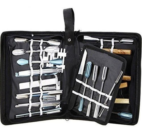 Vegetales Frutas Talla Herramientas Cuchillo Conjunto 46pcs 1