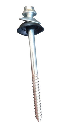 Parafuso Zinc. P/telha C/ Borracha 5/16 X 110mm Kit.10pçs 0