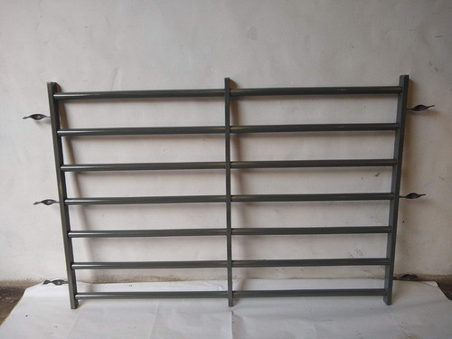 Reja Tubo Horizontal Para Ventana 120x110 Eco Dentro De Much 1