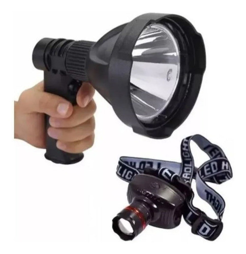 Foco Faro Mulita 10 Watts Recargable + Obsequio Un Minero 0