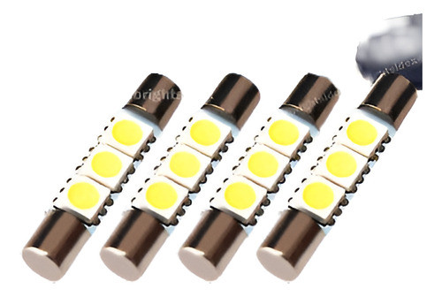 4 Piezas 6614f Luces Del Espejo De Coche Sol Visor Vanity 3 0