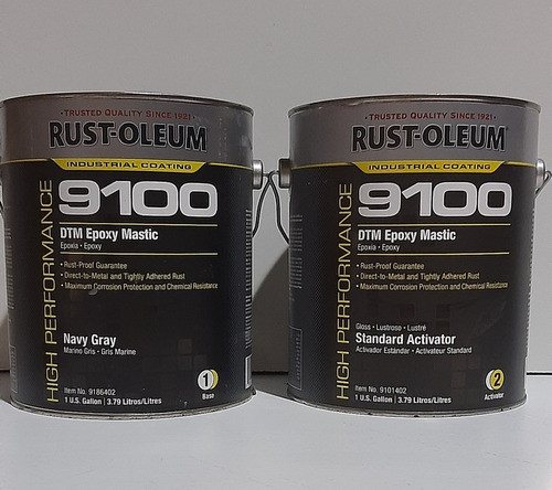 Rust Oleum Kit Epoxi 9100 Rojo Real + Activador 7.56lt 0