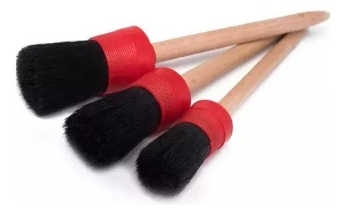 Set Kit Pincel Cepillo Detallado X 3 Unidades Detailing 0