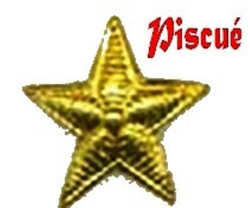 Bomberos!!!!! Estrella De Antigüedad, 5 Puntas,dorada Piscue 1