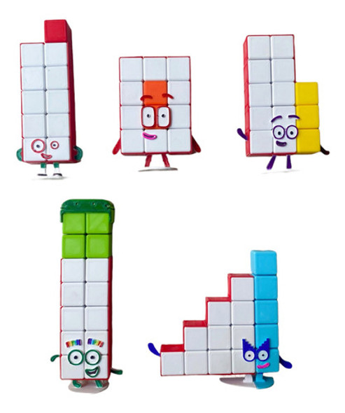 Numberblocks 11 A 15 Juego Cubos Encastrables Didáctico 3d 0