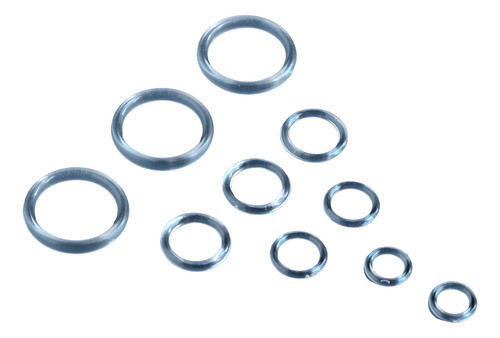 Argolla Corpiño Plástica Transparente A11t 11mm X 100u Aprox 0