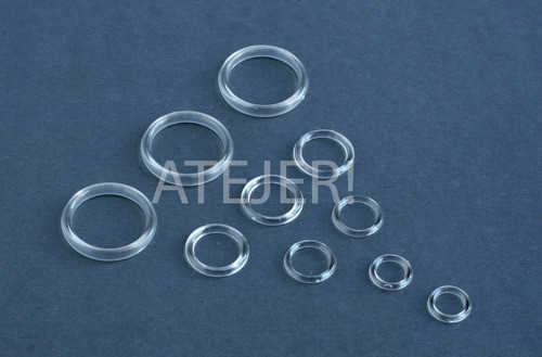 Argolla Corpiño Plástica Transparente A11t 11mm X 100u Aprox 1