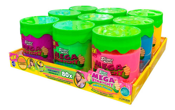 Slimy Slime Mega Stretchy 500gr Rosa 1