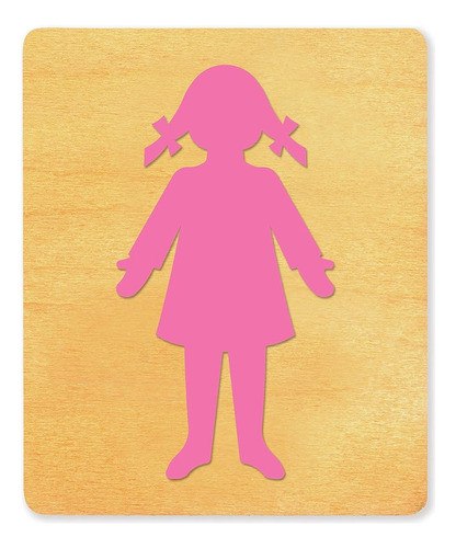 Ellison Surecut Die Generic Girl 13480-LG, 5 7/8  X 4 7/8  X 0