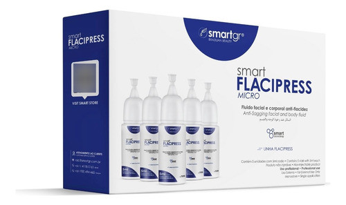 Smart Flacipress Fluido Antiflacidez Caixa Com 5 Frascos 0