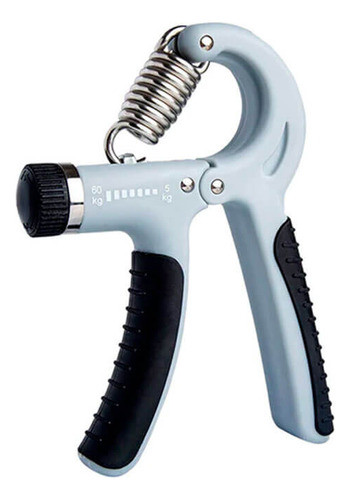 Hand Grip Com Ajuste Cinza 5kg A 60kg Fisioterapia 0