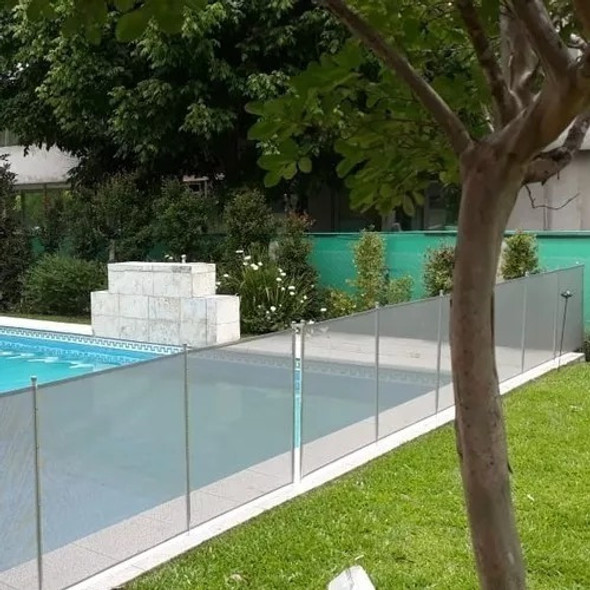 Cerco De Pileta Removible Höllsen Con Bases Y Agarres 0