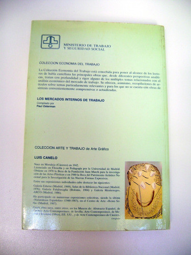 Los Mercados Internos De Trabajo Osterman España Ok Boedo 1