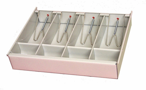 Bandeja Porta Dinero 4 Espacios Monedas Y Billetes  Garantía 0