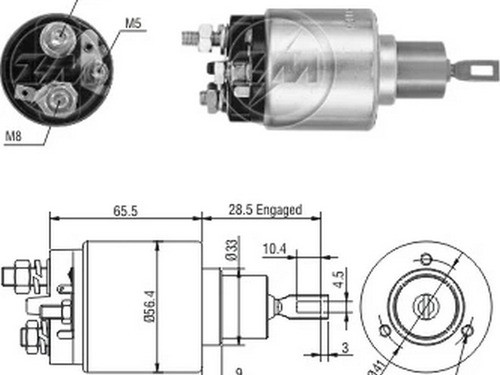 Solenoide O Automatico De Arranque Zm 4-973 0