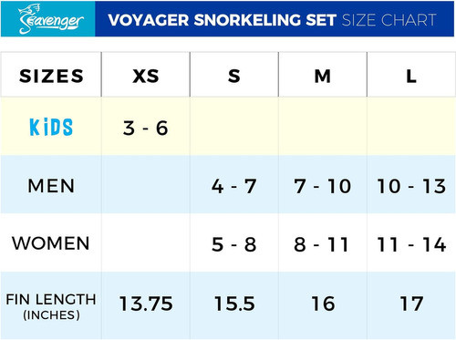 Diving Snorkel Set Blanco L 1