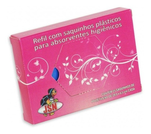 Refil Saquinhos Para Suporte Descarte De Absorvente 100 Un 1