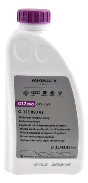 G-12 Evo Liquido Refrigerante Volkswagen Original 0 G-12 Evo Liquido Refrigerante Volkswagen Original 0