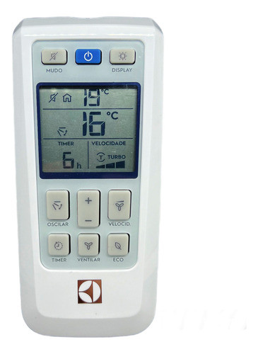 Controle Ar Inverter Split Electrolux Qi09 Qi12 Original 1