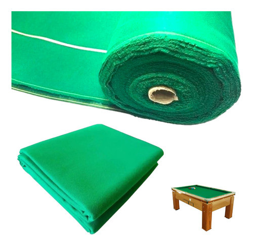 Rolo 10 Metros Pano Tecido Mesa De Sinuca Bilhar Snooker Acr 1