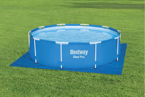 Lona De Piso De Pvc Para Piscina Bestway, 300cm De Diámetro, 1 Lona De Piso De Pvc Para Piscina Bestway, 300cm De Diámetro, 1