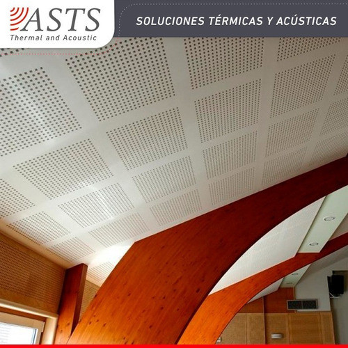 Placa Acústica Asts Prosound Roca Yeso Microperforada 1