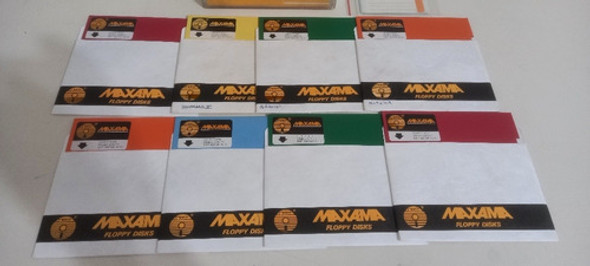 Diskette 5 1/4 Maxama Floppy Disk (caixinha Com 8) 1