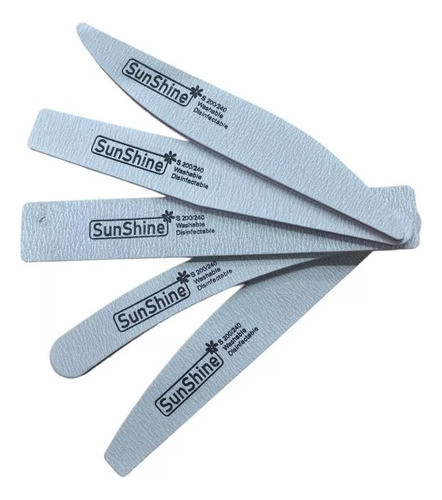 5 Limas De Uñas 200/240 Esculpidas Gelificadas Varios Modelo 1
