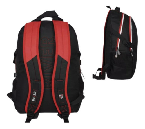 Mochila River Oficial Banda Bordó 18 Pulgadas - Rp481 1