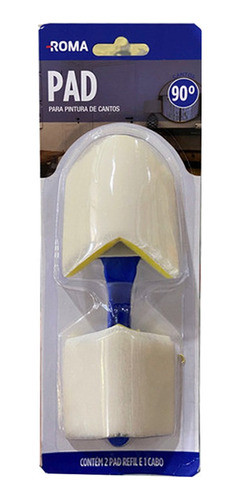 Pad 90° Para Recorte De Pintura E Acabamento Cantos + Refil 1