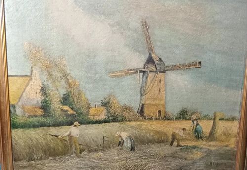 Óleo Sobre Tela De Autor Holandés 1