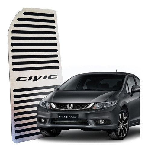 Descanso De Pé Aço Escovado Honda Civic 2015 0