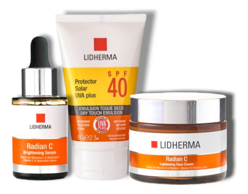 Radian C Lidherma  Crema + Serum + Protector Solar + Regalo 0