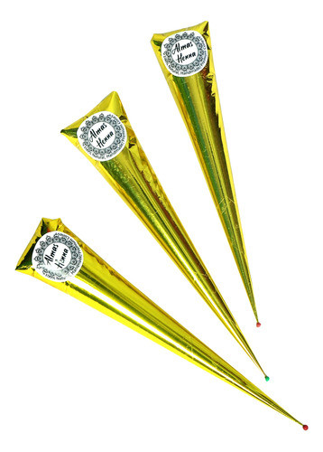 Tintura De Cabelo Henna Cones Almas 100% Natural Marrom Aver 0