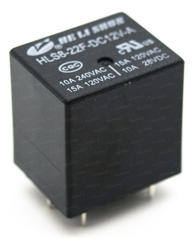 Rele Bobina 12v Dc 10a 240v Normal Abierto 16x20x20mm 0