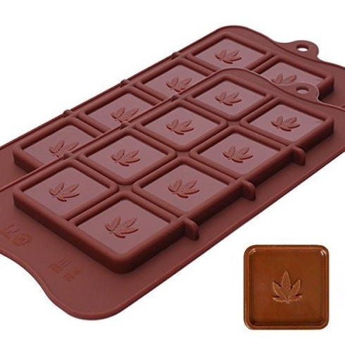 Bandejas De Molde De Caramelo De Silicona De Barra De Chocol 0