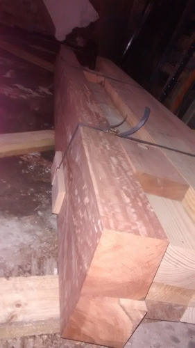 Viga Madera Dura Rostrata Columnas Muelles Estacadas 1
