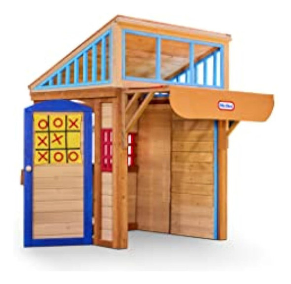 Little Tikes Real Wood Adventures Casa De Juegos 5 En 1, Cas 0