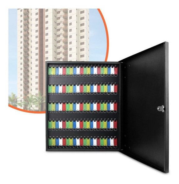 Porta Chaves (claviculário) 100 Chaves+100 Chaveiros Brinde 0