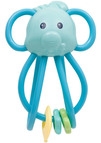 Elefantinho Chocalho Divertido Azul Buba 10647 0