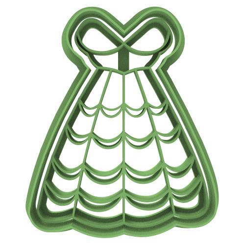 522 Vestido Bella Cortante Para Galletas 0