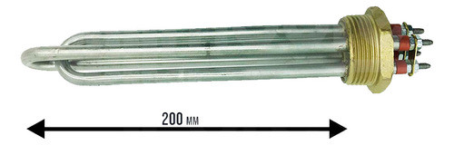 Resistência Elétrica Rosca 1.1/4  2 Elementos 2000w 1