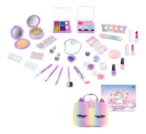 Valija Unicornio Juego Maquillaje Infantil 1