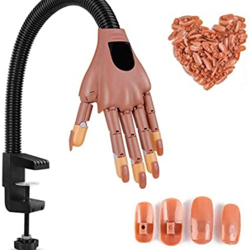 Mano De Práctica Articulada + 100 Uñas De Regalo 0