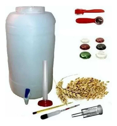 Kit Starter C/enfriador Producción Cerv. Art. 20l C/insumos 0