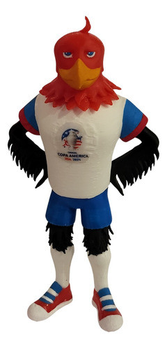 Muñeco Capitán - Mascota Copa América 2024 3d 0