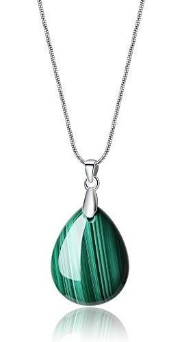 Amorwing Collar Con Colgante De Lagrima Para Mujer 0
